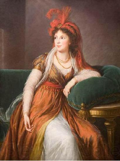 eisabeth Vige-Lebrun Portrait of Princess Galitzin